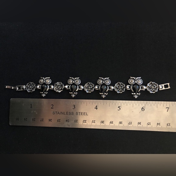 Night owl jewelry set matching necklace bracelet earrings - Picture 8 of 11